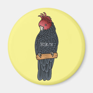Bandenvogel-Cartoon Magnet