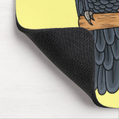 Bandenvogel-Cartoon Mousepad (Ecke)