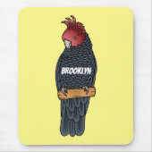 Bandenvogel-Cartoon Mousepad (Vorne)