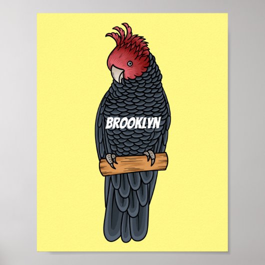 Bandenvogel-Cartoon Poster (Vorne)