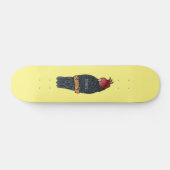 Bandenvogel-Cartoon Skateboard (Horizontal)