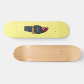 Bandenvogel-Cartoon Skateboard (Horizontal)