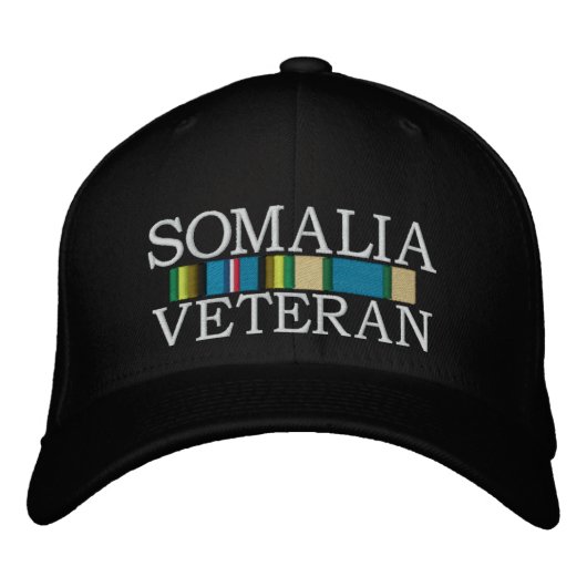 Bänder2-1-1.jpg, SOMALIA, VETERAN Bestickte Baseballkappe (Vorderseite)