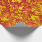 Bänder des Feuer-Packpapiers Geschenkpapier (Ecke)