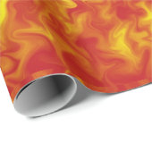 Bänder des Feuer-Packpapiers Geschenkpapier (Rolleneckpunkt)