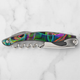 Bänder, farbig gewölbt, mit Prägung hervorgehoben Kellnermesser