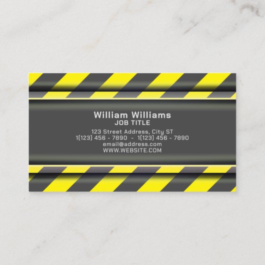 Bänder für Baugruppen Imitate metallisch Visitenkarte (Rückseite)