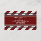 Bänder für Baugruppen Imitate metallisch Visitenkarte (Rückseite)