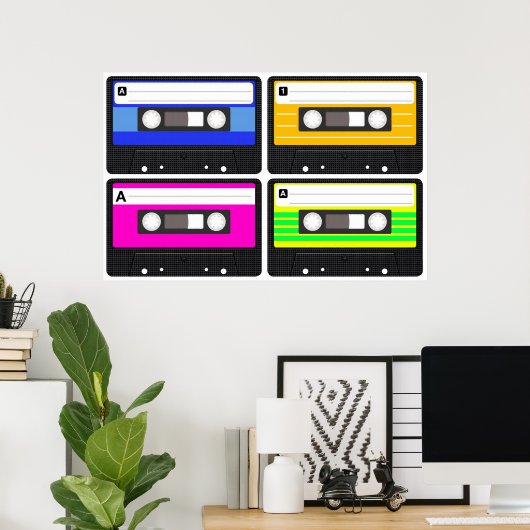 Bänder II Poster (Heimbüro)