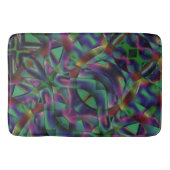 Bänder, miteinander verwoben, farbig dunkel badematte (Vorderseite)