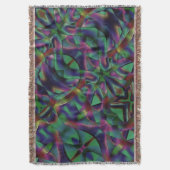 Bänder, miteinander verwoben, farbig dunkel decke (Vorderseite Vertikal)