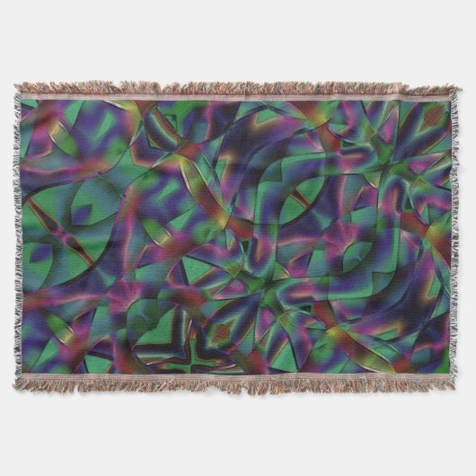 Bänder, miteinander verwoben, farbig dunkel decke (Vorderseite)