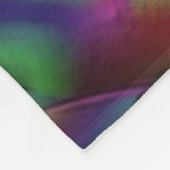 Bänder, miteinander verwoben, farbig dunkel fleecedecke (Ecke)