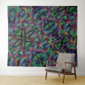 Bänder, miteinander verwoben, farbig dunkel wandteppich (Beispiel (Horizontal))