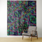 Bänder, miteinander verwoben, farbig dunkel wandteppich (Beispiel)