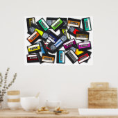 Bänder Poster (Küche)