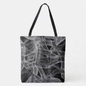 Bänder, schwarz, gebogen, mit Prägung hervorgehobe Tasche (Vorderseite)