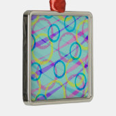 Bänder Silbernes Ornament (Rechts)