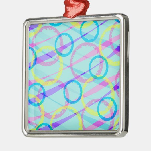 Bänder Silbernes Ornament (Links)