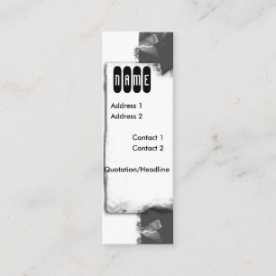 Bänder und Spitze Mini Visitenkarte