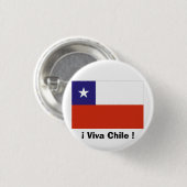 Bandera Chile VII Button (Vorne & Hinten)