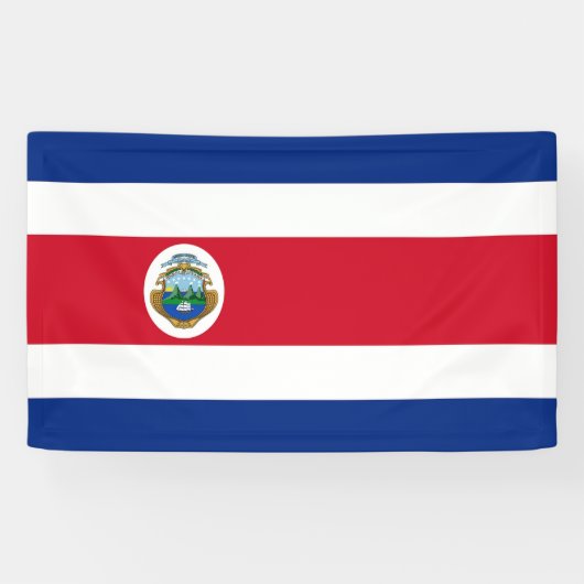 Bandera de Costa Rica - Flagge Costa Ricas Banner (Horizontal)