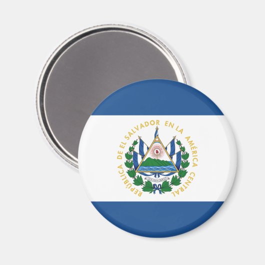 Bandera de El Salvador Magnet (Vorderseite/Rückseite)