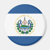 Bandera de El Salvador Magnet (Vorne)