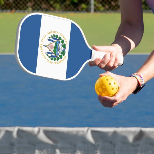 Bandera de El Salvador Pickleball Schläger (InSitu)
