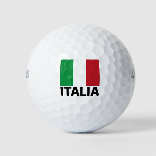 Bandera de Italia-Souvenir Golfball (Vorderseite)