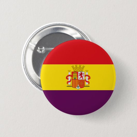 Bandera de la República Button (Vorne & Hinten)