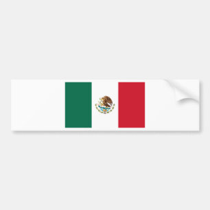 Bandera de México - Flagge Mexikos - Mexikanische  Autoaufkleber