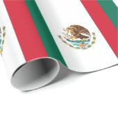 Bandera de México - Flagge Mexikos - Mexikanische  Geschenkpapier (Rolleneckpunkt)