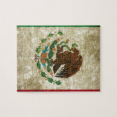 Bandera de México - Flagge von Mexiko Puzzle (Horizontal)