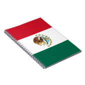Bandera de Mexico National flagge Mexicanos Notizblock (Rechte Seite)