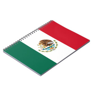 Bandera de Mexico National flagge Mexicanos Notizblock