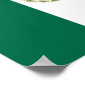 Bandera de Mexico National flagge Mexicanos Poster (Ecke)
