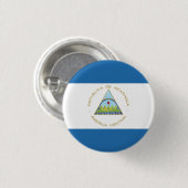 Bandera de Nicaragua Button (Vorne & Hinten)