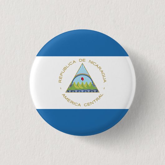 Bandera de Nicaragua Button (Vorderseite)