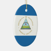 Bandera de Nicaragua Keramik Ornament (Rechts)