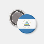 Bandera de Nicaragua Magnet (Vorderseite/Rückseite)