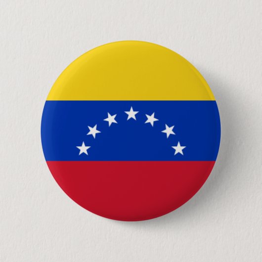 Bandera De Venezuela, 7 Estrellas Button (Vorderseite)