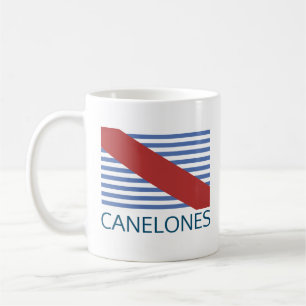 Bandera del Departamento de Canelones - Uruguay Kaffeetasse