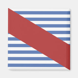Bandera del Department of Canelones - Uruguay Magnet