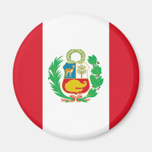 Bandera Del Perú - Flagge von Peru Magnet