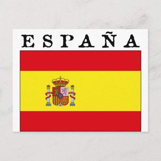 Bandera Española Postkarte (Vorderseite)