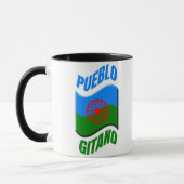 Bandera gitana. Taza original personalizada. Tasse (Links)