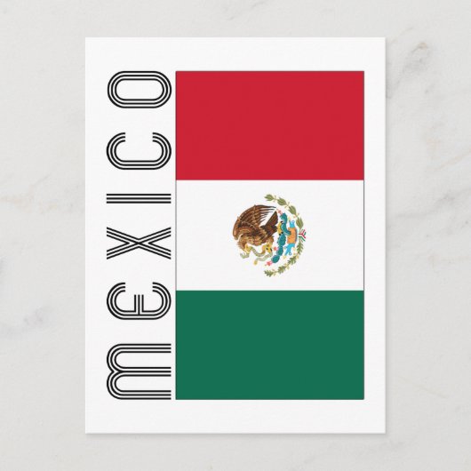 Bandera Mejicana Postkarte (Vorderseite)