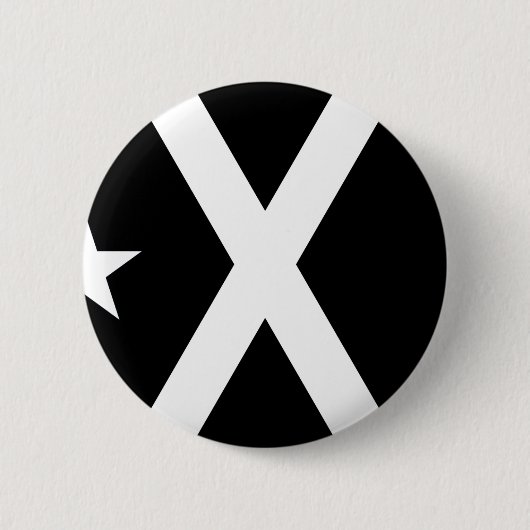 Bandera Negra - Estelada Catalunya Flagge Button (Vorderseite)