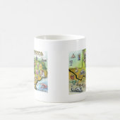 Bandera TEXAS Karte Kaffeetasse (Mittel)